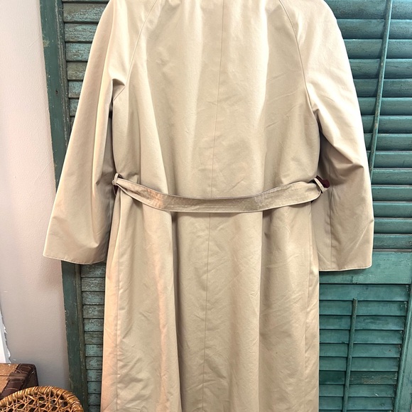 Vintsge aigner coat reversible long trench size 12 - Picture 5 of 7
